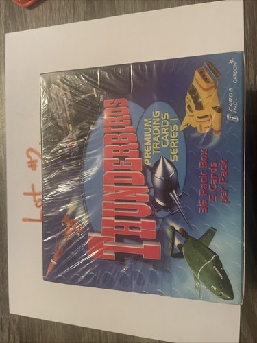 Thunderbirds trading card box - card,