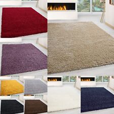 Thick Large Shaggy Rugs Non