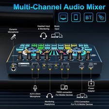 Bluetooth Sound DJ Mixer Audio