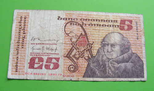 1979 irish five pound - irish,
