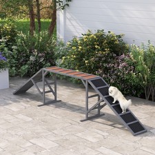 Dog Agility Ramp w/ Safety Bar