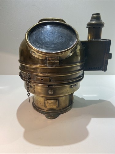 Antique ships binnacle compass - binnacle,