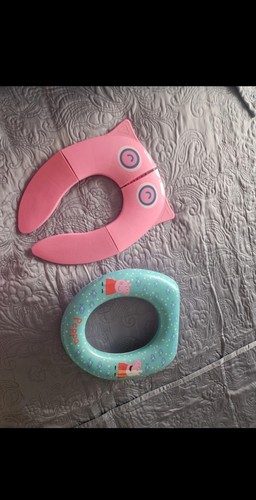Peppa pig blue toilet seat - pig,