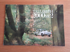 Triumph 2000 Mk2 1969-72 UK