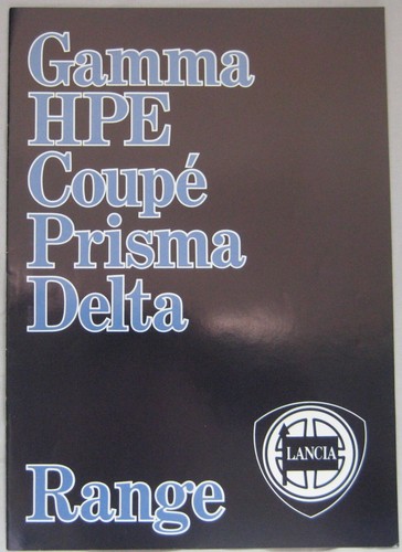 1983 lancia range gamma - gamma,, hpe
