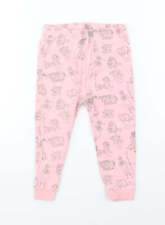 Toy Story Girls Pink Cotton Blend Pyjama Pants Size 12-18M  disney toy story