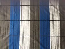 Laura Ashley Fabric Remnant Contemporary Bold Strips Cheque 100cm x 120cm