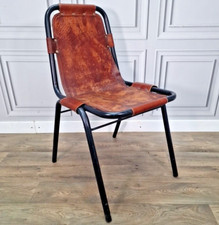 Vintage Metal Leather Chair