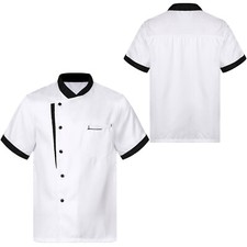 Mens Womens Short Sleeve Chef