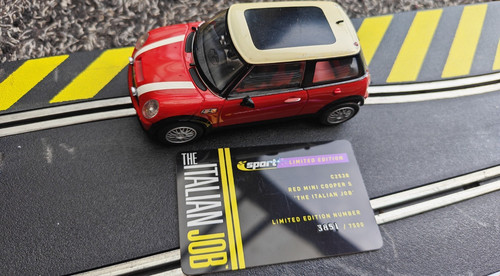 Scalextric red mini - mini, cooper