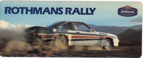 Rothmans rally team opel manta - team,
