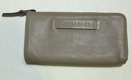 Longchamp zip around leather - zip,