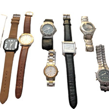 JOB LOT 7 x Men’s Quartz Watches Most Working  For SPARES OR REPAIRS