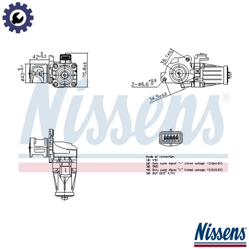 Egr valve 98376 for mitsubishi - 98376,