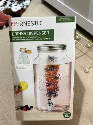 Ernesto clear glass drink - 6l,