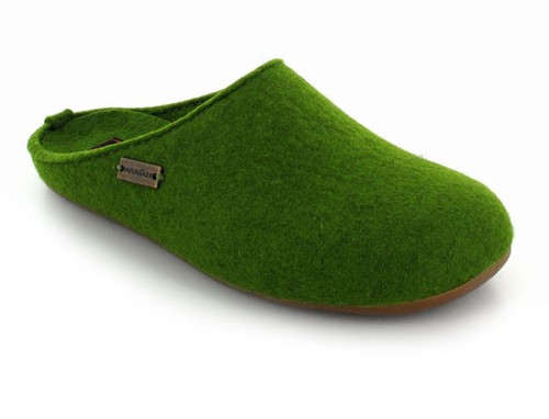 Haflinger green slippers - green,