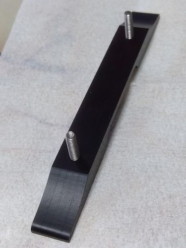 Ebony bass pin 74mm - 74mm, for