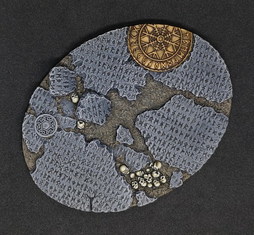 120mm oval runic resin - 120mm,