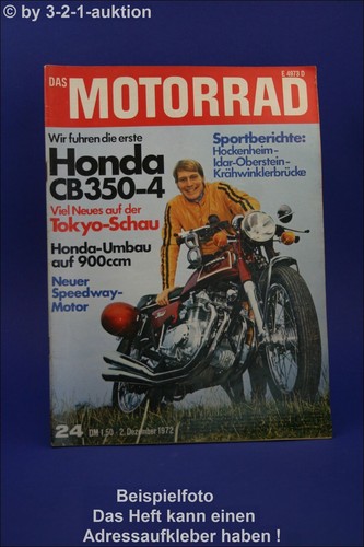 The motorcycle honda cb - the,