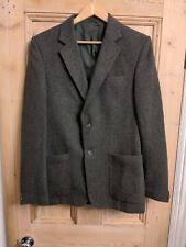 Vintage Peter Brown Blazer Jacket- Oxford Street- Green- Wool- 40 Inch Regular