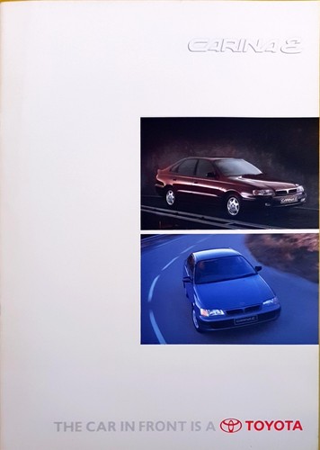 Toyota carina brochure 2 - carina, e
