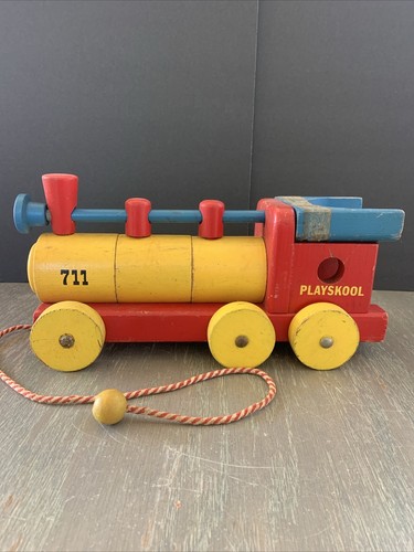 Vintage wooden playskool pull - vintage,