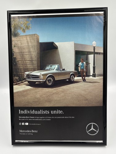 Framed mercedes benz pagoda - framed, sl