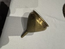 Vintage/antique Brass Funnel With Built In sieve