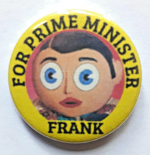 25mm Badge of Frank Sidebottom For Prime Minister