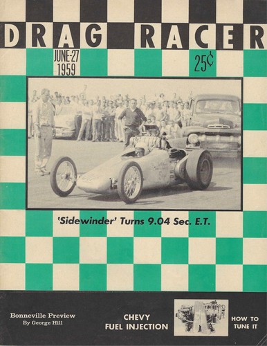 1959 drag racer magazine - 1959, sold