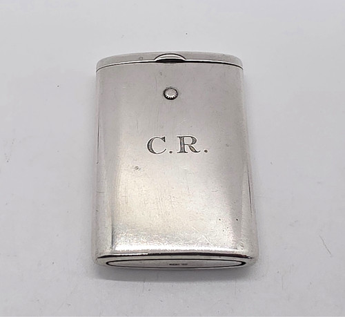 Slab sterling silver vesta - sterling,