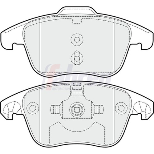 Brake pads set for - pads, citroen