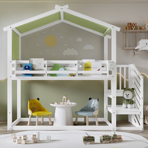 Bunk bed house cabin - bunk,
