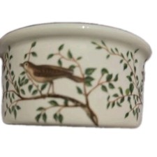 Vintage PORTMEIRION Birds of Britain Ramekin Nightingale 1794-1978 England