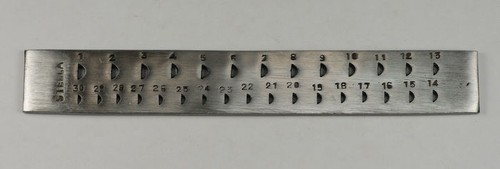 New jewellers drawplate half - new,