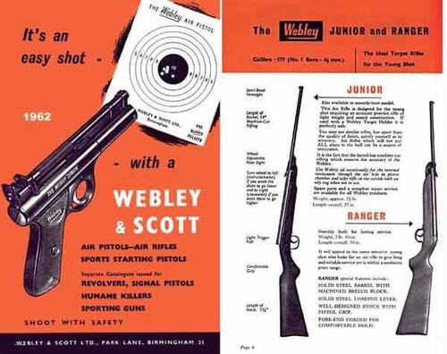 Webley scott 1962 air - scott, and