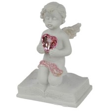 Resin Kneeling Cherub on a