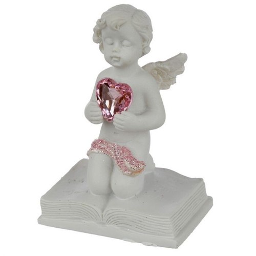 Resin kneeling cherub a - cherub,