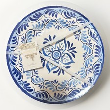 Melamine Dinner Plates Blue