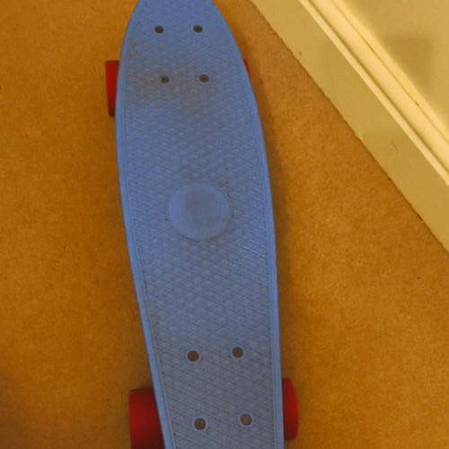 Blue plastic cruiser - plastic, complete