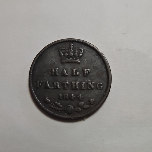 Victoria half farthing coin - farthing,