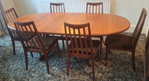 Plan vintage dining table - plan,