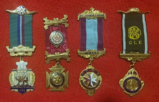 R.A.O.B. 4 x Buffalo Breast Jewels including Investiture of HRH Prince of Wales