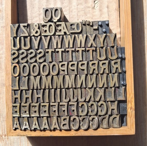 Bookbinders used brass - used,