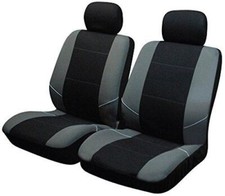 Black grey front pair car - pair,
