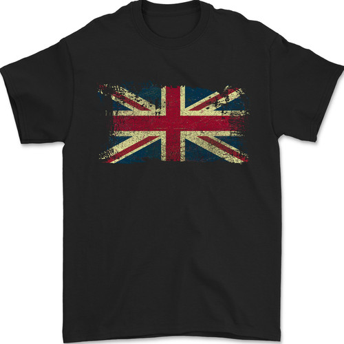 Distressed great britain flag - distressed,