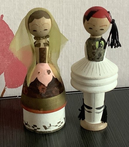 Japanese vintage kokeshi - vintage,
