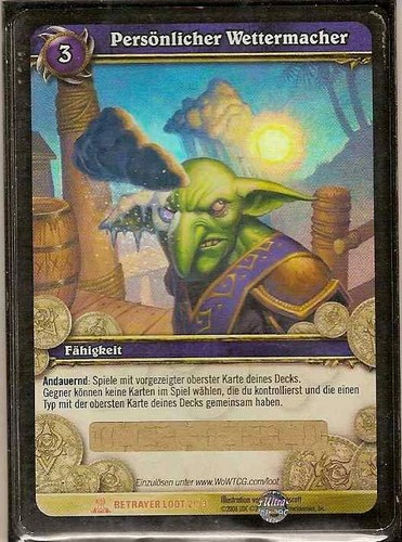 Wow loot card personal - wow,