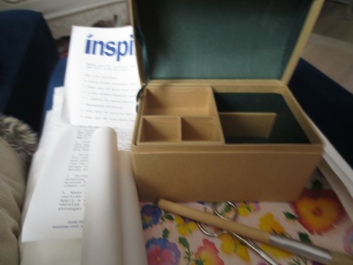 Hinged chest blank box - blank, for