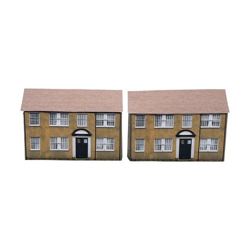 Gauge low relief houses - gauge,